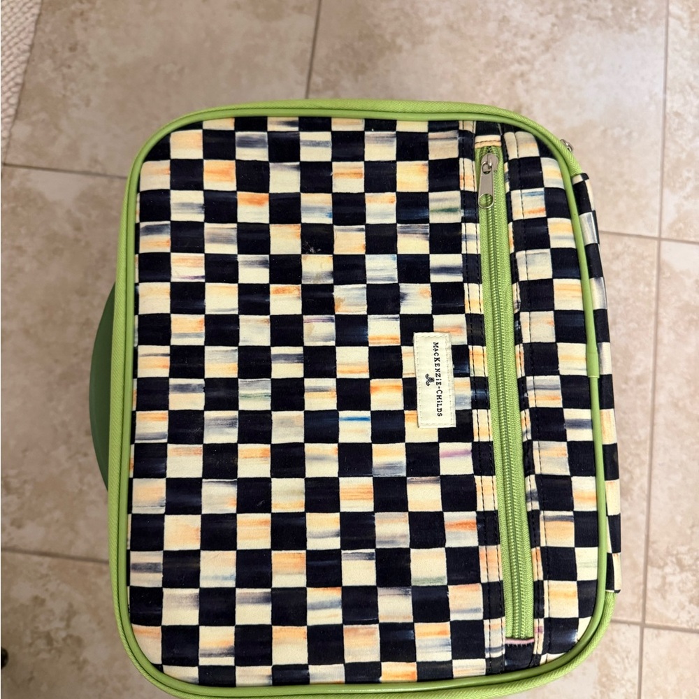 MacKenzie-Childs Checkered Binder with Green Trim